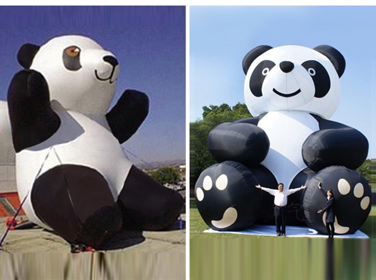 果洛充气熊猫展示